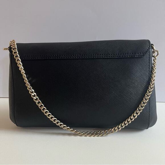 KATE SPADE Leather Black Crossbody Bag with Chain - Picture 3 of 6